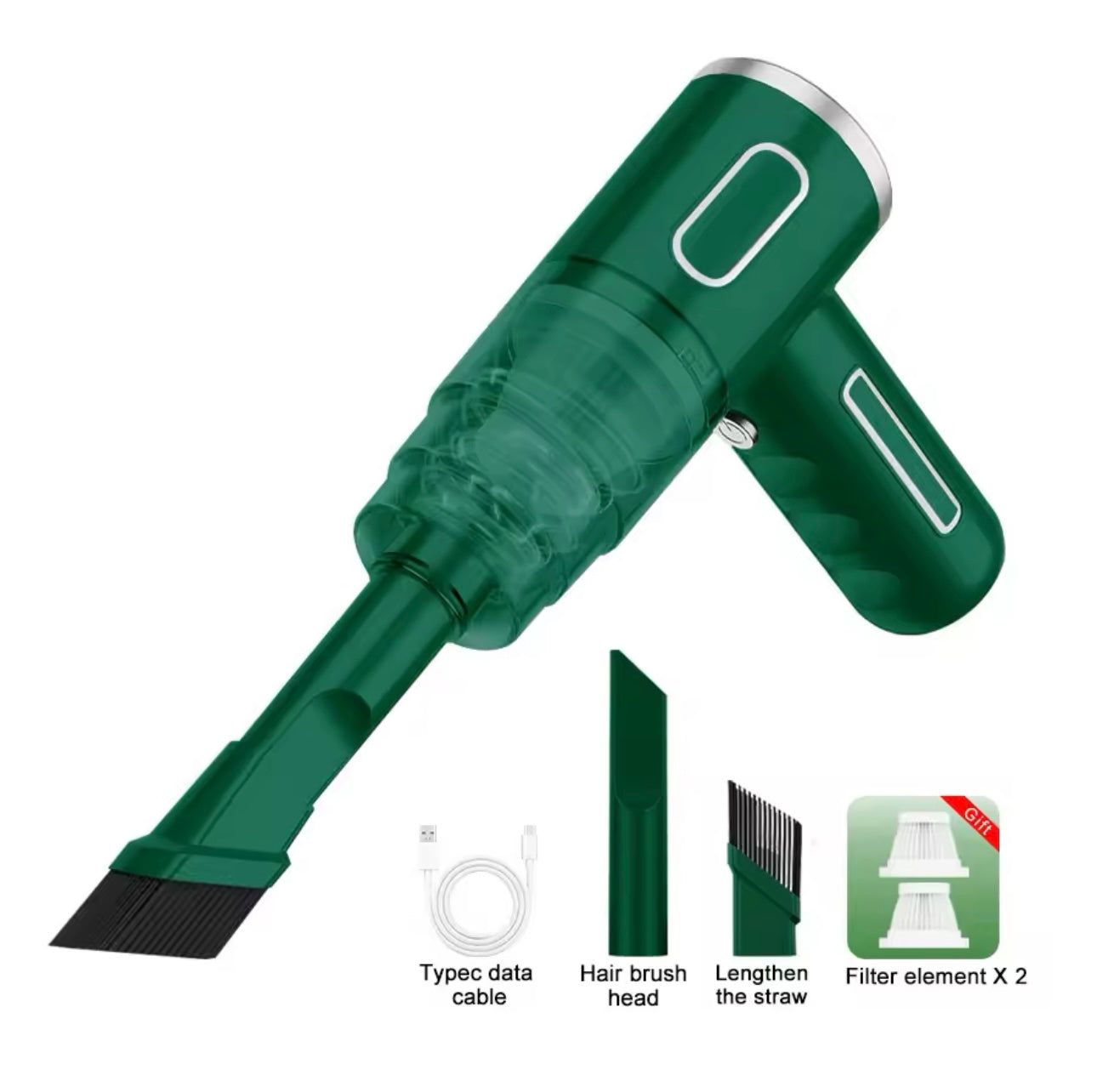 Portable Wireless Vacuum Cleaner - Powerful Mini Cleaning Machine
