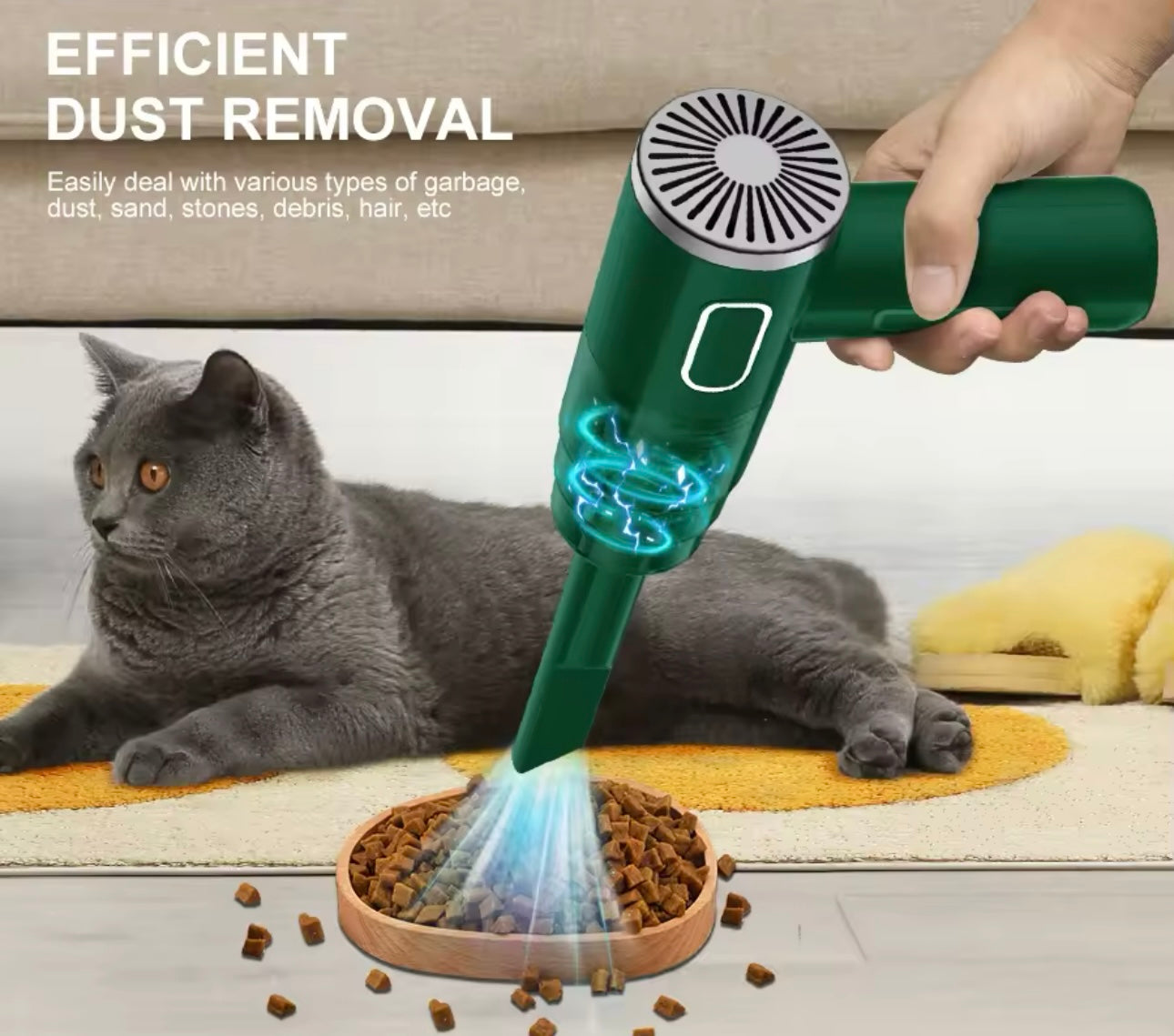 Portable Wireless Vacuum Cleaner - Powerful Mini Cleaning Machine